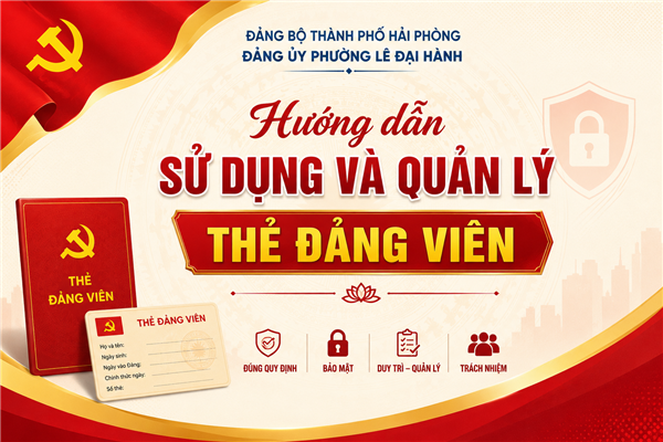 Hướng dẫn Quản lý và sử dụng thẻ Đảng viên