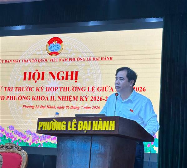 ĐỀ ÁN
nâng cao chất lượng đội ngũ cán bộ, công chức, viên chức 
phường Lê Đại Hành, giai đoạn 2026 - 2030