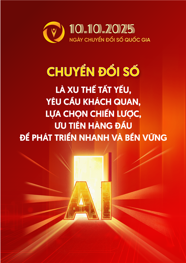 Chào mừng ngày Chuyển đổi số quốc gia 10/10
