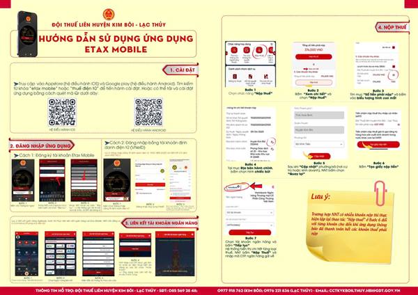 Hướng dẫn cài đặt ứng dụng ETAX MOBILE