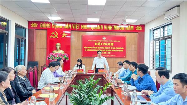 Phường Lê Ích Mộc tổ chức Hội  nghị hiệp thương lần thứ Nhất, giới thiệu người ứng cử đại biểu HĐND nhiệm kỳ 2026-2031