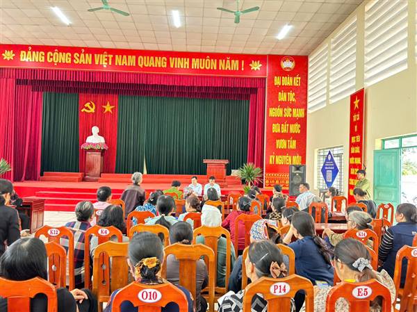 Phường Lê Ích Mộc tổ chức đối thoại với các hộ dân thuộc diện thu hồi đất phục vụ dự án cụm công nghiệp làng nghề cơ khí và đúc Thủy Nguyên (đợt 2)