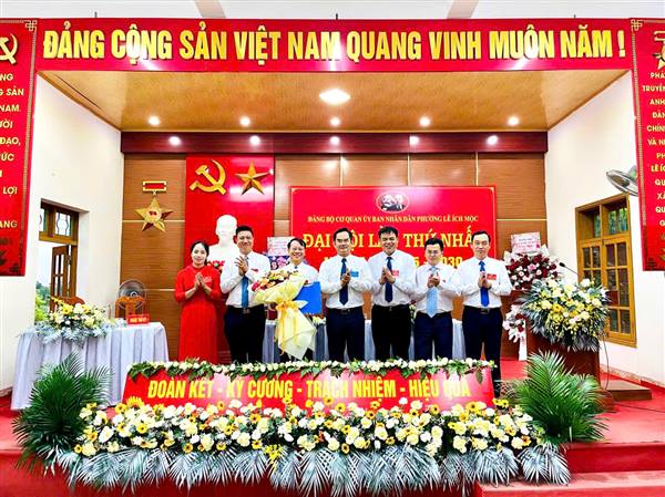 Đại hội Đảng bộ Uỷ ban nhân dân phường Lê Ích Mộc lần thứ I, nhiệm kỳ 2025 – 2030!