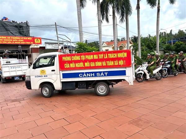 Lễ ra quân cao điểm thực hiện mục tiêu xây dựng “xã, phường, đặc khu không ma túy” năm 2025 và giai đoạn 2025–2030