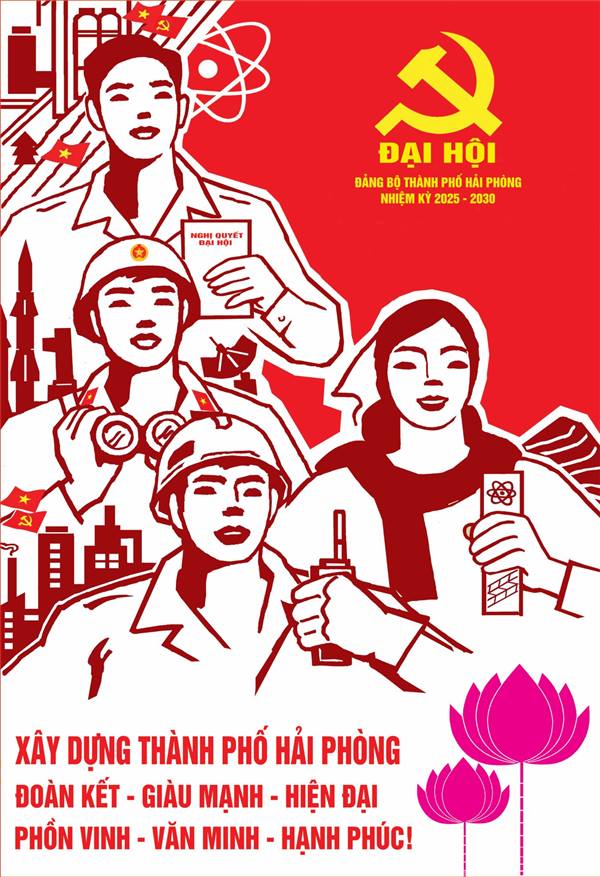 
Nhiệt liệt chào mừng Đại hội Đảng bộ thành phố Hải Phòng lần thứ I, nhiệm kỳ 2025 -2030
