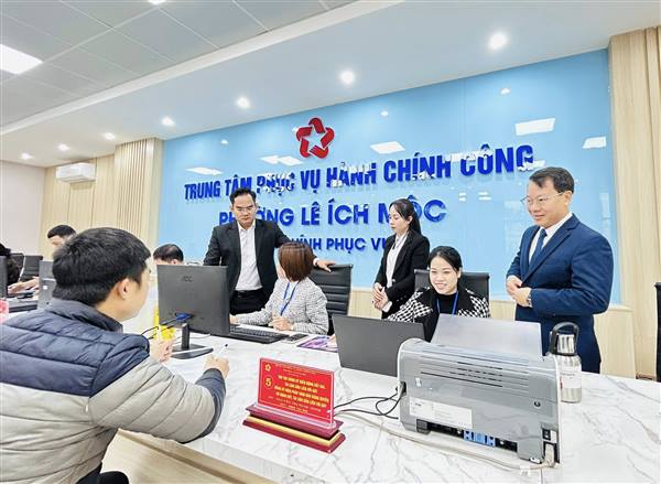 Trung tâm Phục vụ hành chính công được đầu tư sửa chữa, nâng cấp khang trang, hiện đại