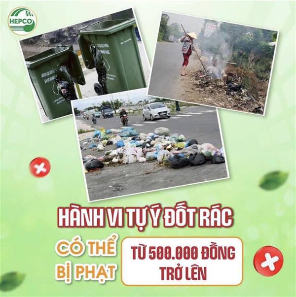 Không đốt rác bừa bãi - Bảo vệ môi trường