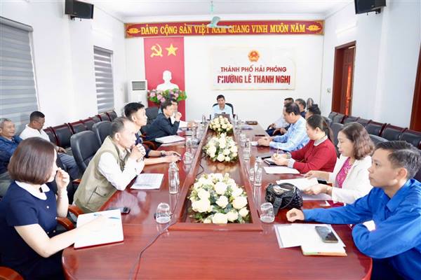 PHƯỜNG LÊ THANH NGHỊ TỔ CHỨC HỌP VỀ KẾT QUẢ RÀ SOÁT HỘ NGHÈO NĂM 2025