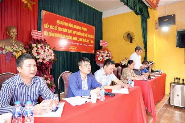 ĐẠI BIỂU HĐND PHƯỜNG LÊ THANH NGHỊ TIẾP XÚC CỬ TRI CHUẨN BỊ CHO KỲ HỌP THƯỜNG LỆ CUỐI NĂM 2025