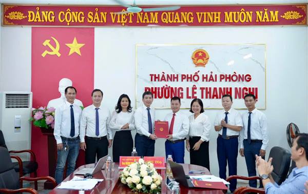 PHƯỜNG LÊ THANH NGHỊ TỔ CHỨC HỘI NGHỊ CÔNG BỐ QUYẾT ĐỊNH TỔ CHỨC LẠI VÀ ĐỔI TÊN TRUNG TÂM VĂN HÓA, THỂ THAO VÀ TRUYỀN THÔNG