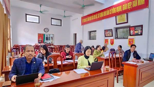 ĐẢNG ỦY PHƯỜNG LÊ THANH NGHỊ TỔ CHỨC GIAO BAN CỤM ĐỊNH KỲ THÁNG 12/2025