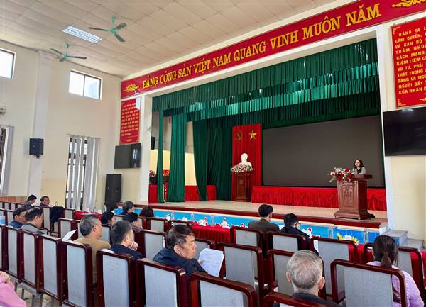 PHƯỜNG LÊ THANH NGHỊ TỔ CHỨC HỘI NGHỊ TRIỂN KHAI RA QUÂN THU THẬP THÔNG TIN TỔNG ĐIỀU TRA KINH TẾ NĂM 2026