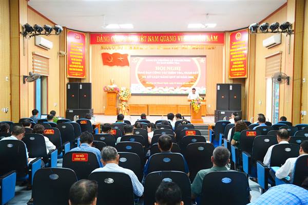 ỦY BAN KIỂM TRA ĐẢNG ỦY PHƯỜNG LÊ THANH NGHỊ TỔ CHỨC HỘI NGHỊ GIAO BAN CÔNG TÁC KIỂM TRA, GIÁM SÁT VÀ THI HÀNH KỶ LUẬT ĐẢNG QUÝ III NĂM 2026