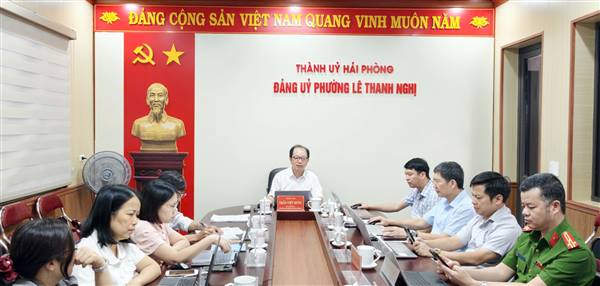 BAN THƯỜNG VỤ ĐẢNG ỦY PHƯỜNG LÊ THANH NGHỊ HỌP TRIỂN KHAI MỘT SỐ NHIỆM VỤ TRỌNG TÂM