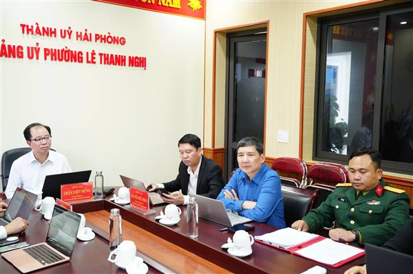 PHƯỜNG LÊ THANH NGHỊ TỔ CHỨC HỌP RÀ SOÁT, HOÀN THIỆN CÔNG TÁC CHUẨN BỊ NGÀY BẦU CỬ