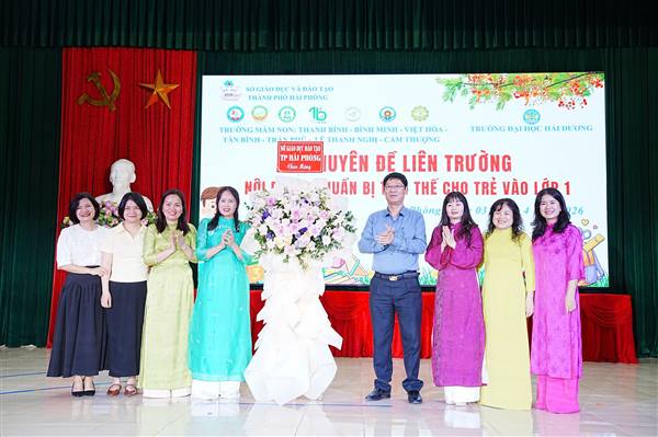 HỘI THẢO CHUYÊN ĐỀ LIÊN TRƯỜNG: CHUẨN BỊ TÂM THẾ VỮNG VÀNG CHO TRẺ BƯỚC VÀO LỚP 1