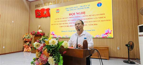 HỘI NÔNG DÂN PHƯỜNG LÊ THANH NGHỊ TỔ CHỨC HỘI NGHỊ TUYÊN TRUYỀN PHÒNG, CHỐNG BỆNH KHÔNG LÂY NHIỄM