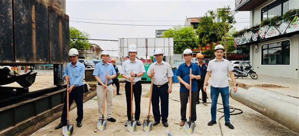 PHƯỜNG LÊ THANH NGHỊ KHỞI CÔNG XÂY DỰNG CỔNG VÀO SỐ 2 KHU DU LỊCH SINH THÁI