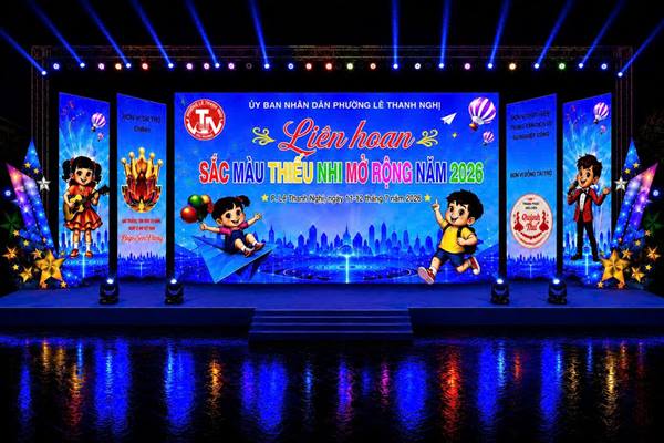 CÙNG CHỜ ĐÓN SỰ BÙNG NỔ CỦA LIÊN HOAN "SẮC MÀU THIẾU NHI" PHƯỜNG LÊ THANH NGHỊ MỞ RỘNG 2026 VÀO CUỐI TUẦN NÀY!