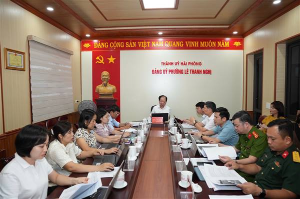 🔥 BAN THƯỜNG VỤ ĐẢNG ỦY PHƯỜNG LÊ THANH NGHỊ CHO Ý KIẾN NHIỀU CHỦ TRƯƠNG QUAN TRỌNG, KIẾN TẠO KHÔNG GIAN ĐÔ THỊ VÀ LAN TỎA GIÁ TRỊ TRI ÂN