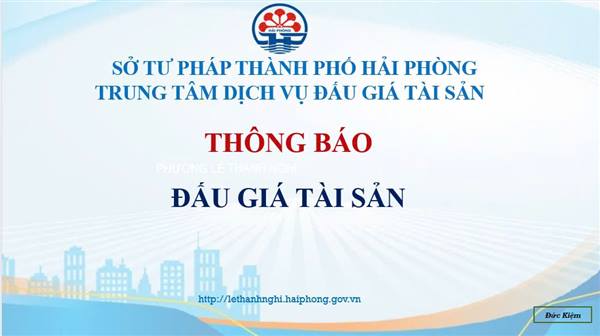 TRUNG TÂM DỊCH VỤ ĐẤU GIÁ TÀI SẢN THÔNG BÁO