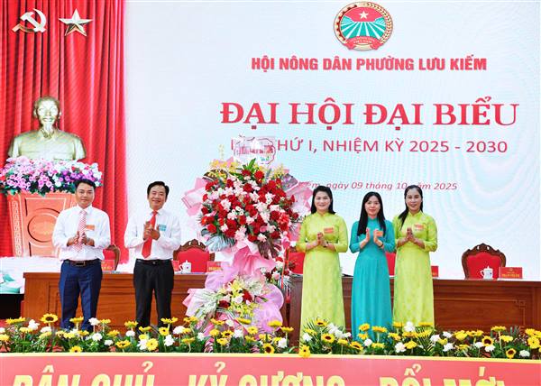 ĐẠI HỘI HỘI NÔNG DÂN PHƯỜNG LƯU KIẾM LẦN THỨ I, NHIỆM KỲ 2025 - 2030