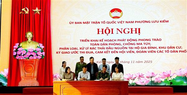 PHƯỜNG LƯU KIẾM TRIỂN KHAI PHONG TRÀO TOÀN DÂN PHÒNG, CHỐNG MA TÚY