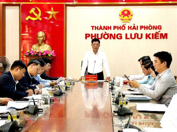 PHƯỜNG LƯU KIẾM TỔ CHỨC HỘI NGHỊ TRIỂN KHAI CÔNG TÁC CHUẨN BỊ BẦU CỬ 