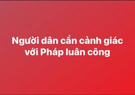 Người dân cần cảnh giác với Pháp luân công