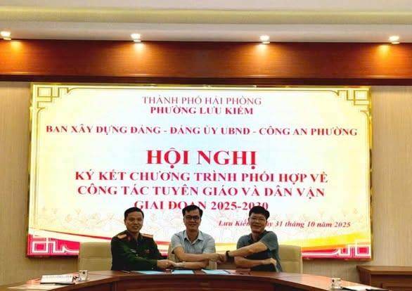 HỘI NGHỊ KÝ KẾT CHƯƠNG TRÌNH PHỐI HỢP VỀ CÔNG TÁC TUYÊN GIÁO – DÂN VẬN GIAI ĐOẠN 2025 – 2030