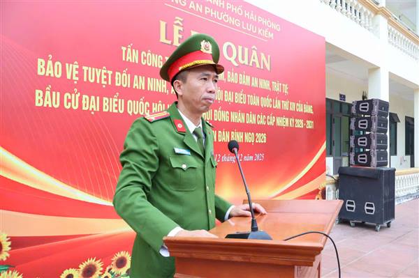 LỄ RA QUÂN TẤN CÔNG, TRẤN ÁP TỘI PHẠM ĐẢM BẢO AN NINH CÁC SỰ KIỆN TRỌNG ĐẠI NĂM 2026