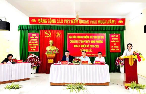 PHƯỜNG LƯU KIẾM TỔ CHỨC CÁC HỘI NGHỊ TIẾP XÚC CỬ TRI VỚI ĐẠI BIỂU HĐND PHƯỜNG PHỤC VỤ KỲ HỌP THỨ 4 – KHÓA I (2021–2026)