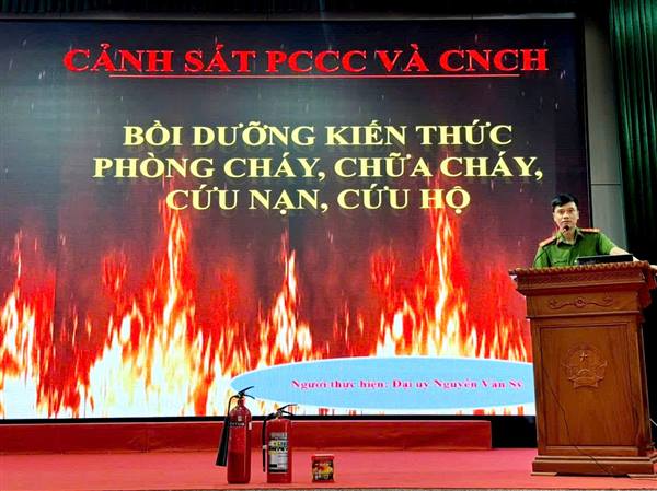 PHƯỜNG LƯU KIẾM TĂNG CƯỜNG TUYÊN TRUYỀN, GIÁO DỤC PHÁP LUẬT VỀ PHÒNG CHÁY, CHỮA CHÁY NĂM 2025