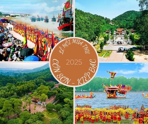 CHƯƠNG TRÌNH LỄ HỘI MÙA THU CÔN SƠN - KIẾP BẠC NĂM 2025 (Từ ngày 1/10 đến ngày 12/10/2025)