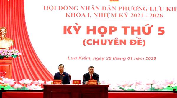 HĐND PHƯỜNG LƯU KIẾM TỔ CHỨC KỲ HỌP THỨ 5 (KỲ HỌP CHUYÊN ĐỀ) 