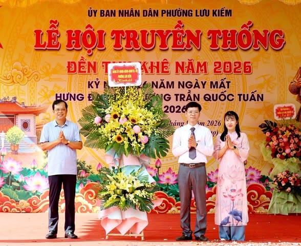 PHƯỜNG LƯU KIẾM LONG TRỌNG TỔ CHỨC LỄ HỘI TRUYỀN THỐNG ĐỀN THỤ KHÊ NĂM 2026