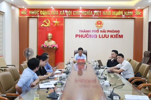 PHƯỜNG LƯU KIẾM RÀ SOÁT TIẾN ĐỘ GIẢI PHÓNG MẶT BẰNG 3 KHU ĐẤU GIÁ TẠI KHU VỰC ĐÔNG SƠN