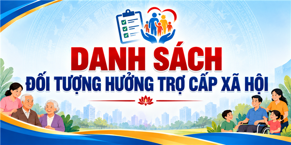 Thông báo Niêm yết công khai danh sách đề nghị hưởng hỗ trợ theo Nghị quyết 04/2026/NQ-HĐND đợt 1 năm 2026