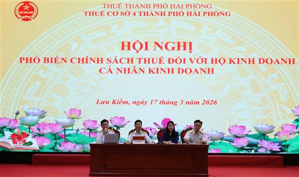 HỘI NGHỊ PHỔ BIẾN CHÍNH SÁCH, PHÁP LUẬT THUẾ ĐỐI VỚI HỘ, CÁ NHÂN KINH DOANH