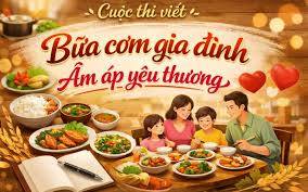 Tổ chức cuộc thi viết với chủ đề “Bữa cơm gia đình ấm áp yêu thương” - hoạt động kỷ niệm 25 năm Ngày Gia đình Việt Nam