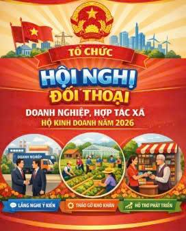 Kế hoạch Tổ chức hội nghị đối thoại doanh nghiệp, hợp tác xã hộ kinh doanh năm 2026 tại phường Lưu Kiếm