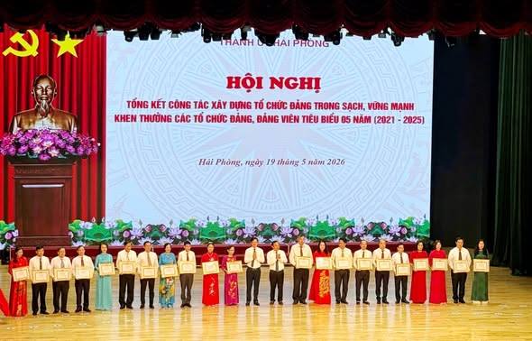 BIỂU DƯƠNG CÁC TẬP THỂ, CÁ NHÂN TIÊU BIỂU TRONG CÔNG TÁC XÂY DỰNG ĐẢNG GIAI ĐOẠN 2021 – 2025