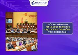 Bỏ ngưỡng chịu thuế 500 triệu đồng với hộ kinh doanh