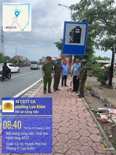 CÔNG AN PHƯỜNG LƯU KIẾM TIẾP TỤC THỰC HIỆN NGHIÊM CHỈ THỊ SỐ 17 VỀ TĂNG CƯỜNG CÔNG TÁC QUẢN LÝ TRẬT TỰ ĐÔ THỊ