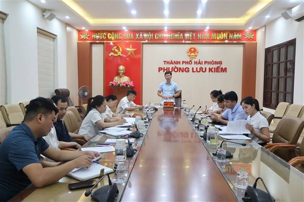 UBND phường Lưu Kiếm tổ chức hội nghị đánh giá công tác cải cách hành chính