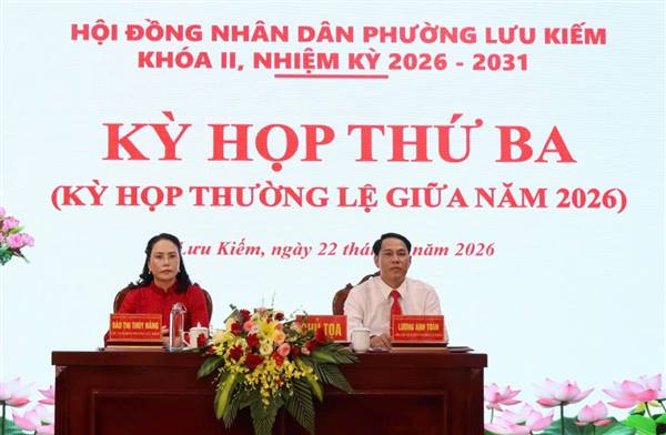 Báo Đại biểu nhân dân đưa tin: Phường Lưu Kiếm triển khai “Kỳ họp số” nâng cao hiệu quả hoạt động HĐND