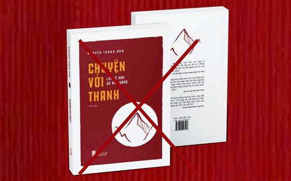 Sở văn hóa, Thể thao và Du lịch thành phố Hải Phòng thông báo tiếp nhận sách thu hồi đối với cuốn sách “Chuyện với Thanh - Lời kể mới về ánh sáng”