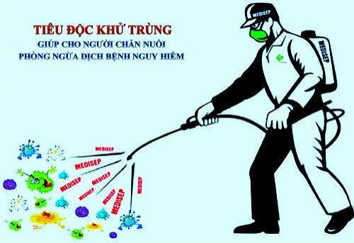 Thông báo Về việc triển khai công tác khử trùng, tiêu độc phòng, chống dịch bệnh động vật trên địa bàn phường