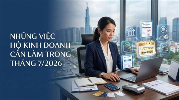 Thuế cơ sở 4 Hải Phòng tuyên tuyền nội dung "06 việc hộ kinh doanh, cá nhân kinh doanh cần làm trong tháng 7/2026"