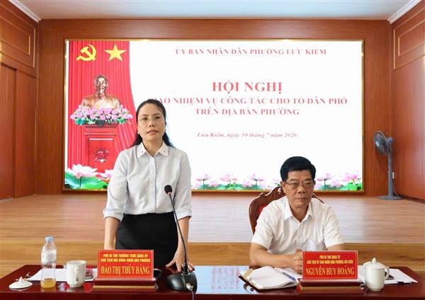 UBND PHƯỜNG LƯU KIẾM TỔ CHỨC HỘI NGHỊ GIAO NHIỆM VỤ CÔNG TÁC Ở TỔ DÂN PHỐ TRÊN ĐỊA BÀN PHƯỜNG